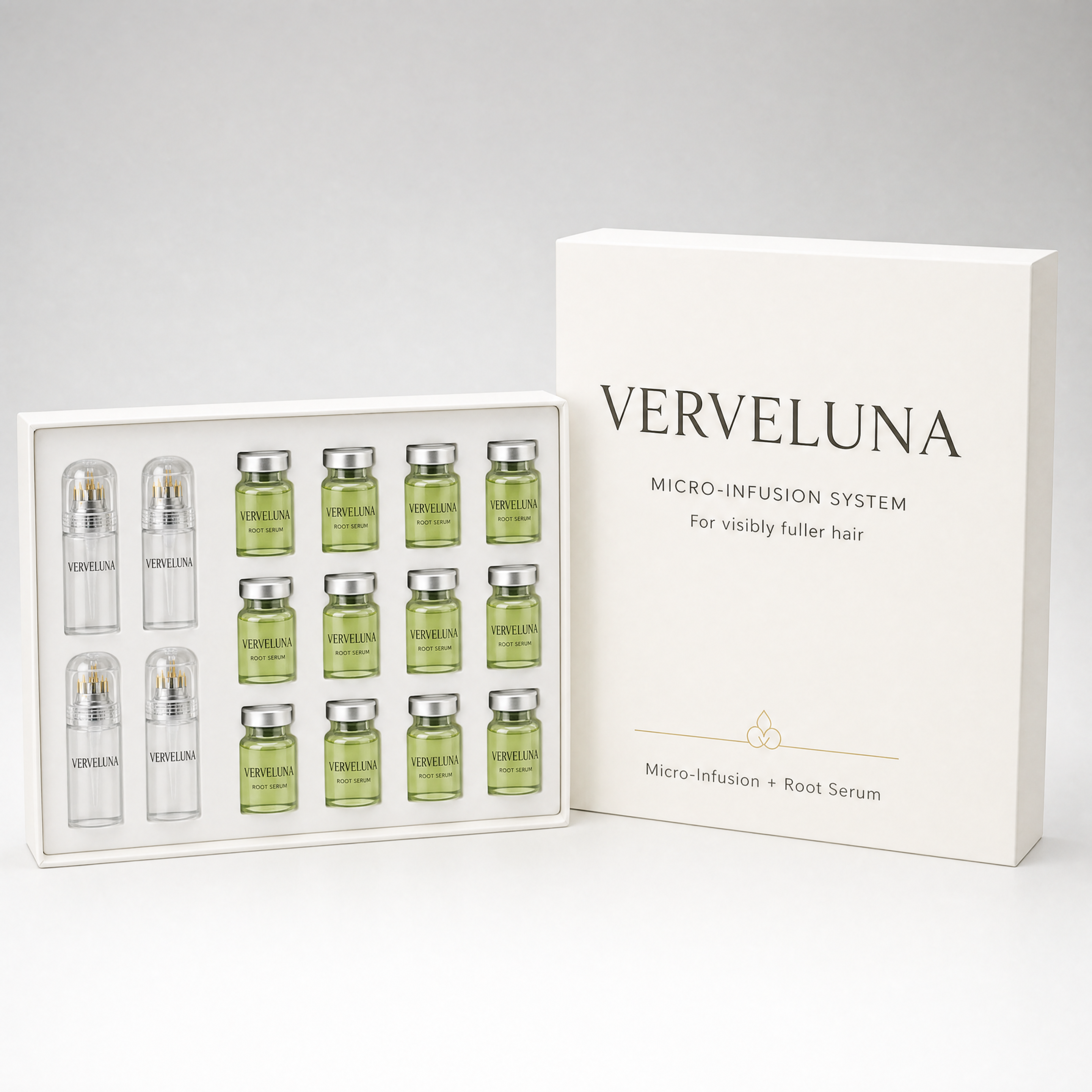 Verveluna ™ Hair Regrowth 2.0 Adenosine & Copper Peptide Micro-Infusion System